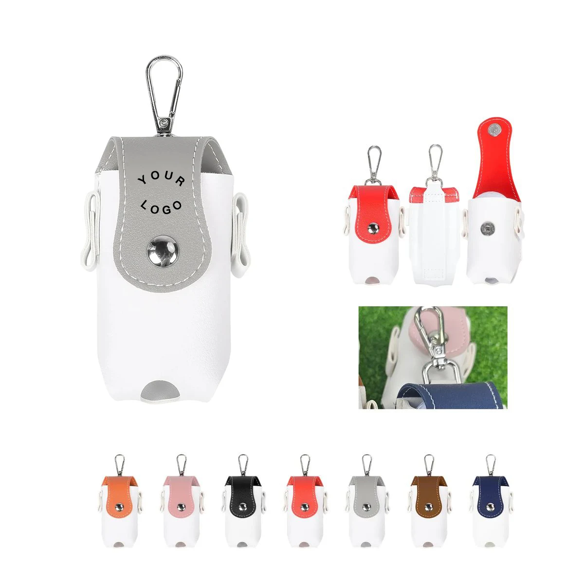 Portable Golf Ball Carrier with Belt Loop 1