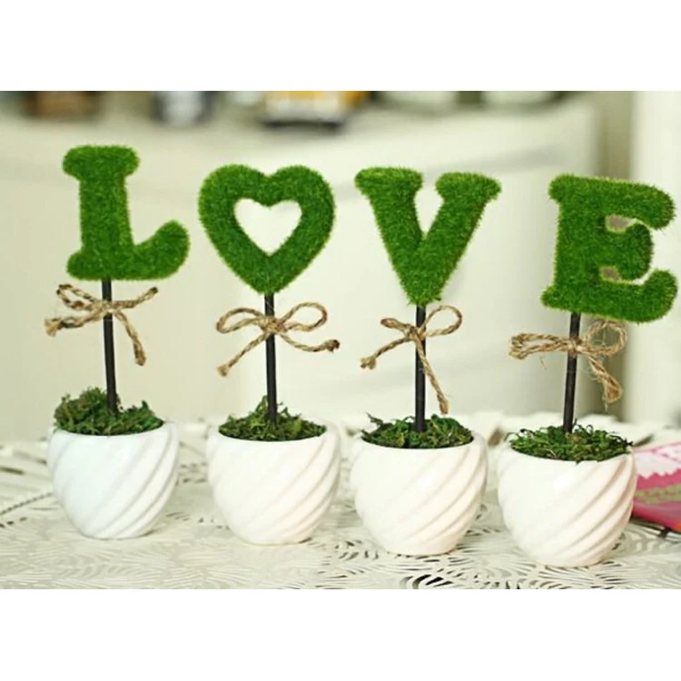 Artificial LOVE Decorations 1