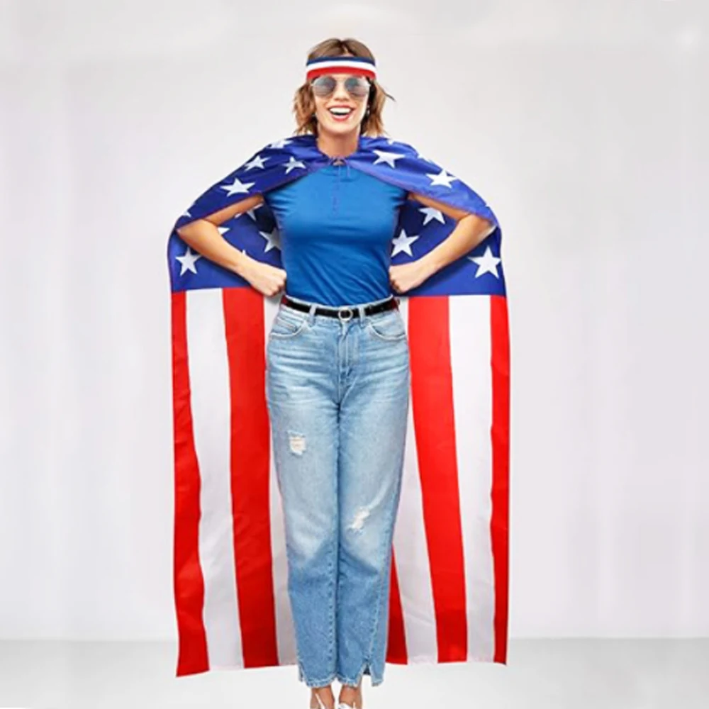 Custom Red White Blue Patriotic Flags For Independence Day 1
