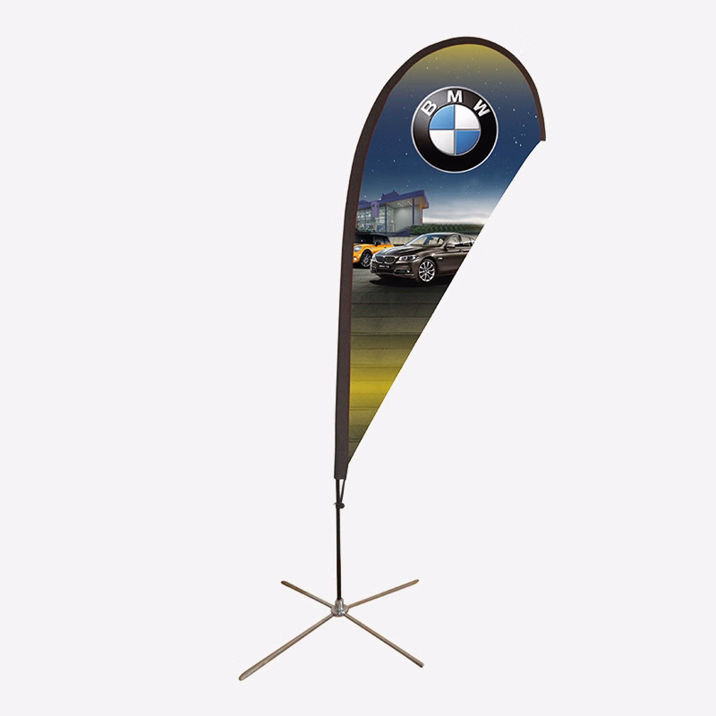 11FT Double Sided Print Feather Flag w/ Stand