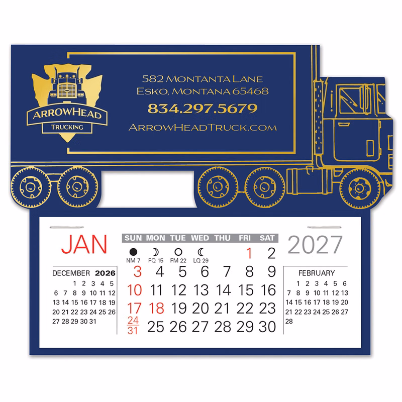 Semi Truck Easy Stick™ Calendar