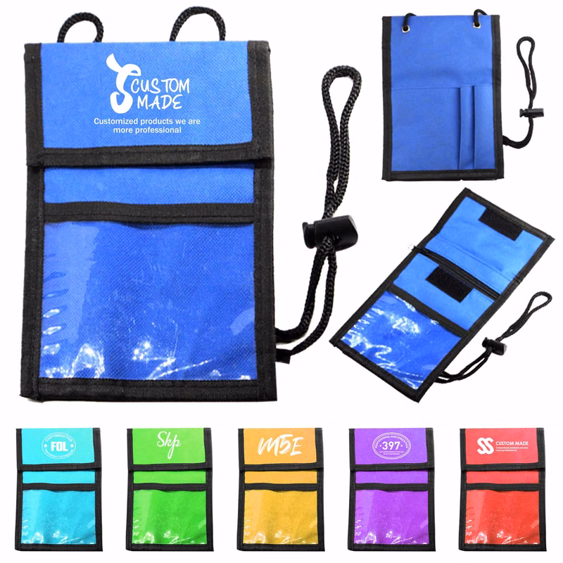 Neck Wallet with ID Badge Holder