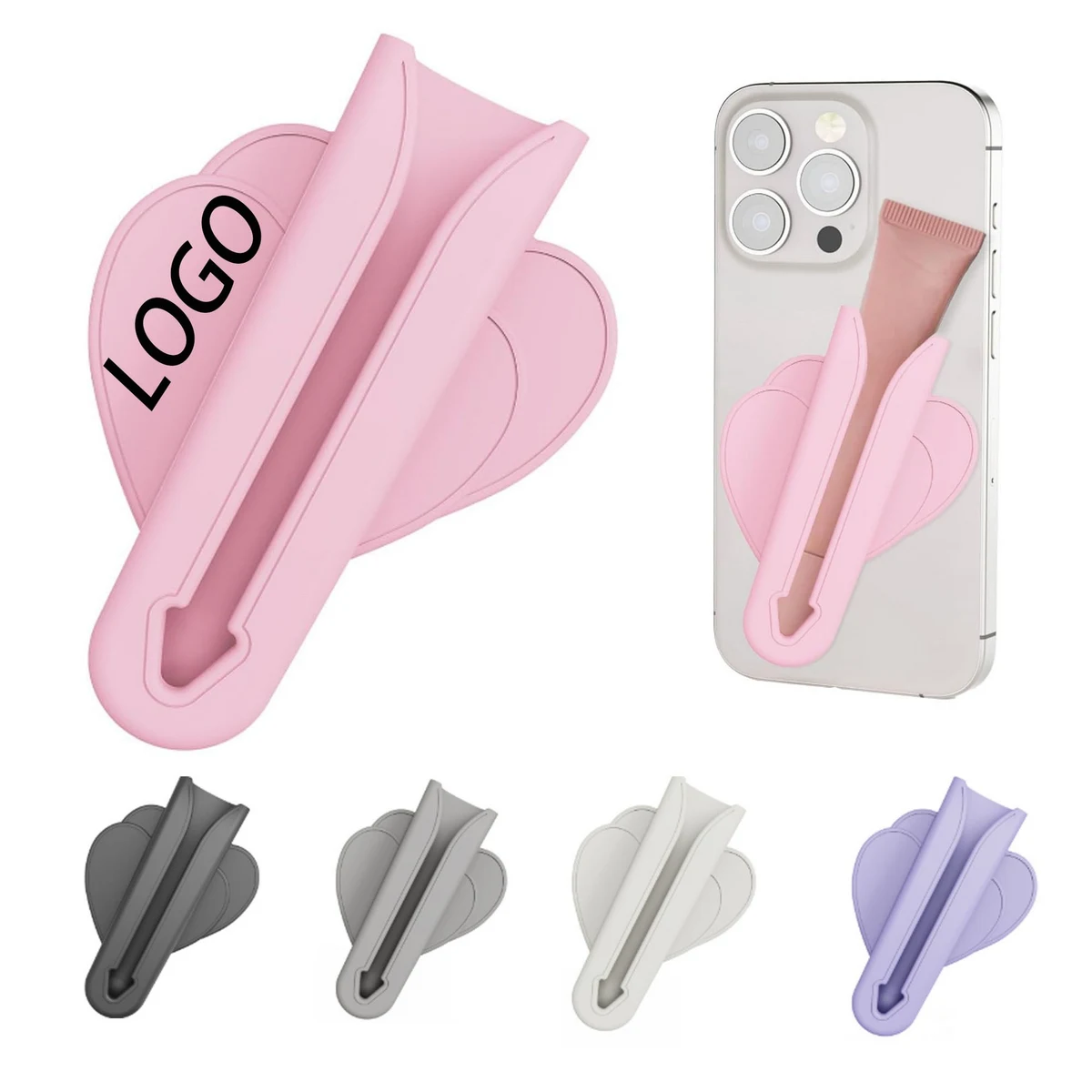 Silicone Lip Gloss Phone Case Stand 1