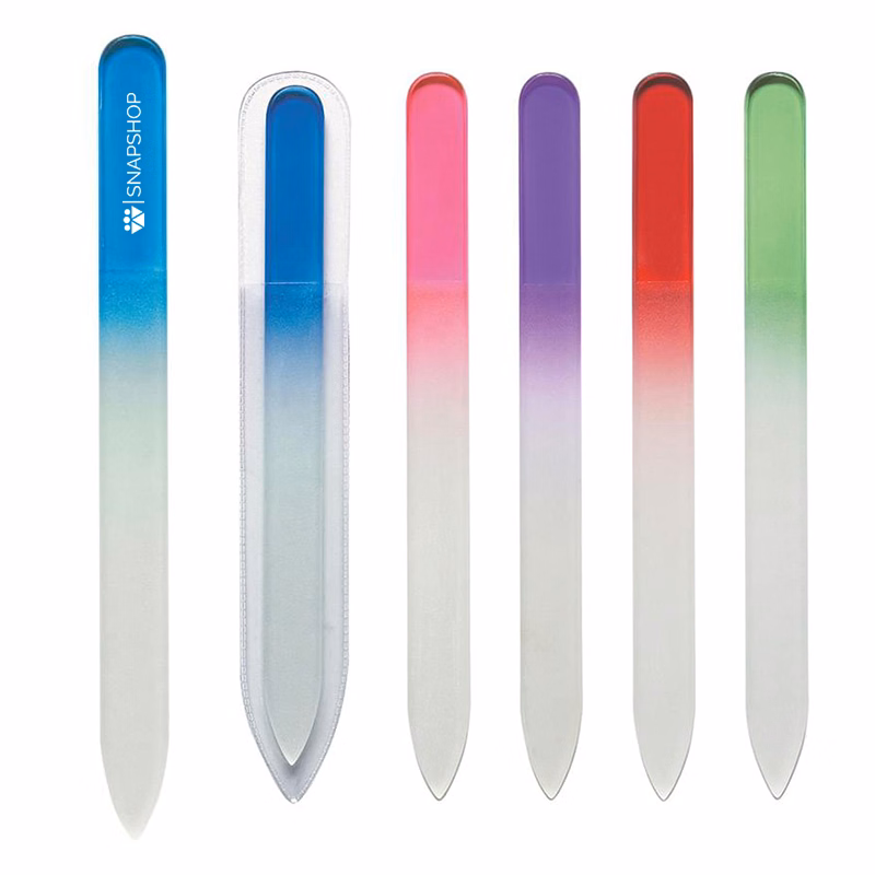 Custom Glass Nail File with Sleeve