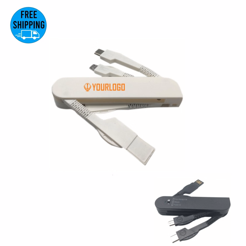 4-In-1 Charging Cable in army knife design