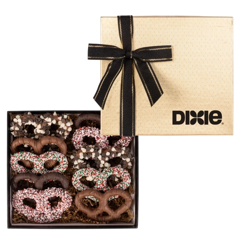 Holiday Premier Chocolate Pretzel Gift Box 1
