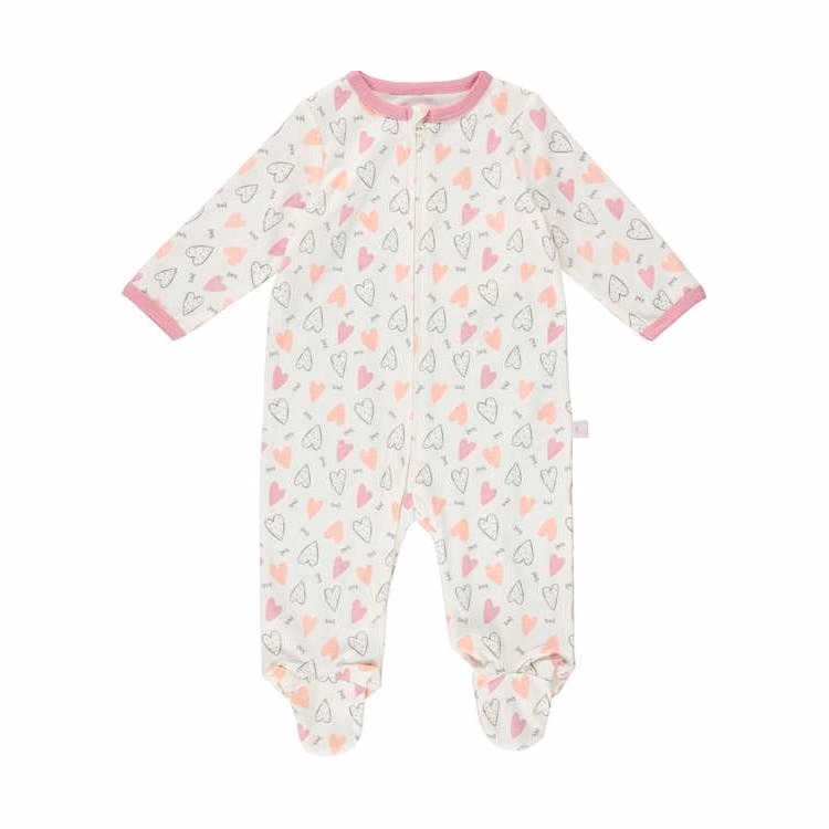 Girls' Sleep & Play Romper - Cherries 0-9 Month