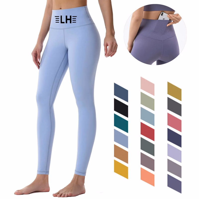 High Waisted Workout Leggings with Internal Pocket