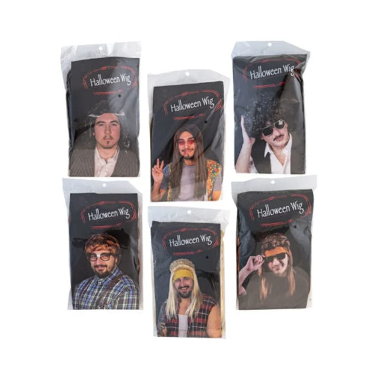 Men's Halloween Wigs - Assorted 1