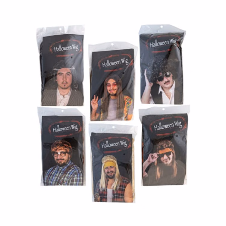 Men's Halloween Wigs - Assorted