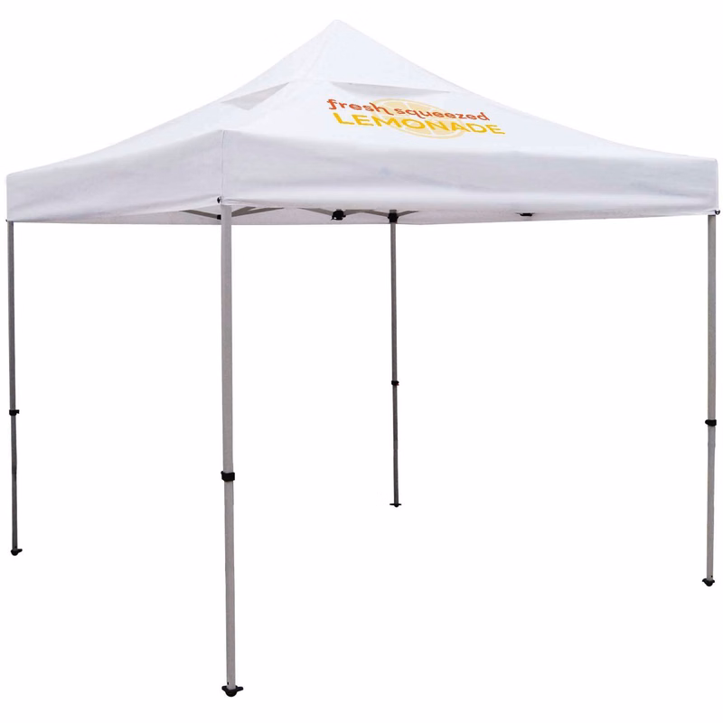 10' Deluxe Tent Kit with Vented Canopy (Imprinted, 1 Location)