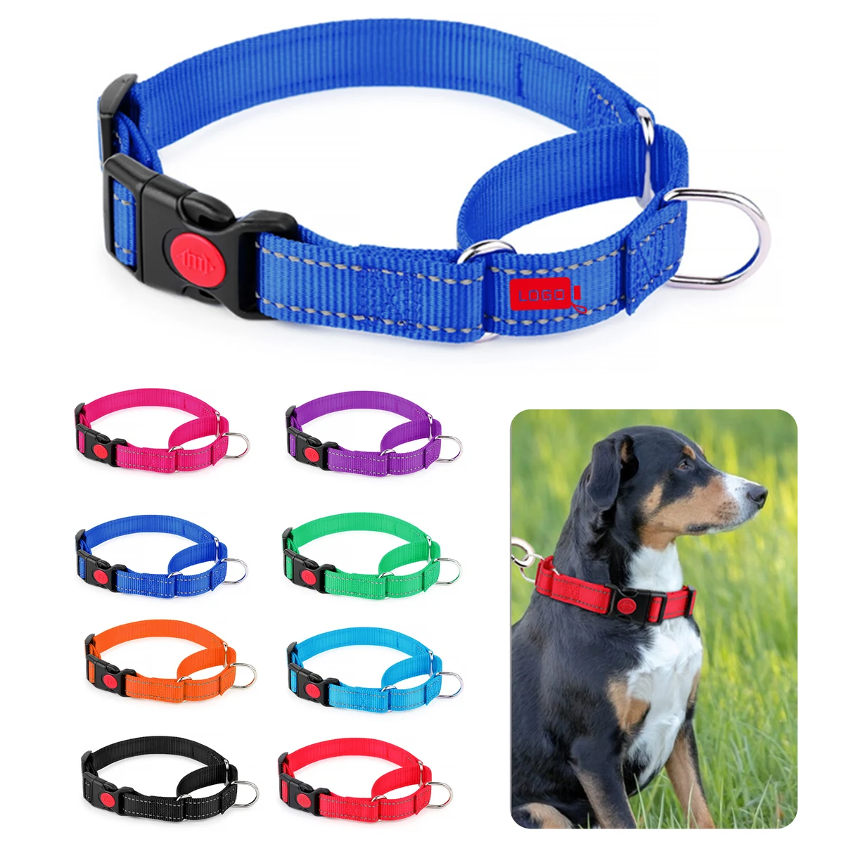 Stylish 0.8"W Pet Collars 1