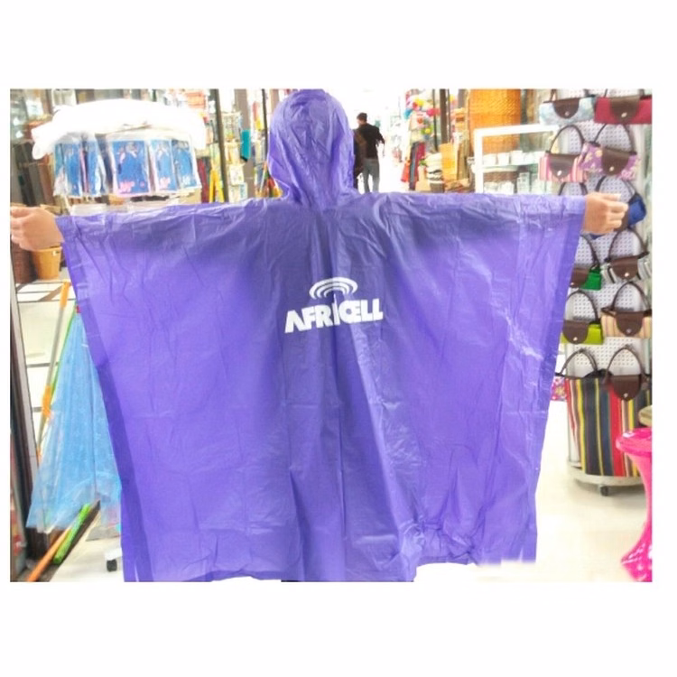 Disposable PE Rain Poncho