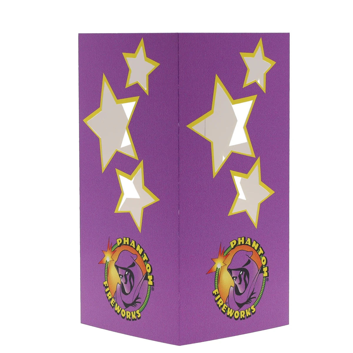 Table Luminary Card Stock 12 pt 4 Sided 4.250" x 4.250" x 8.000" Star White Digital Print 1