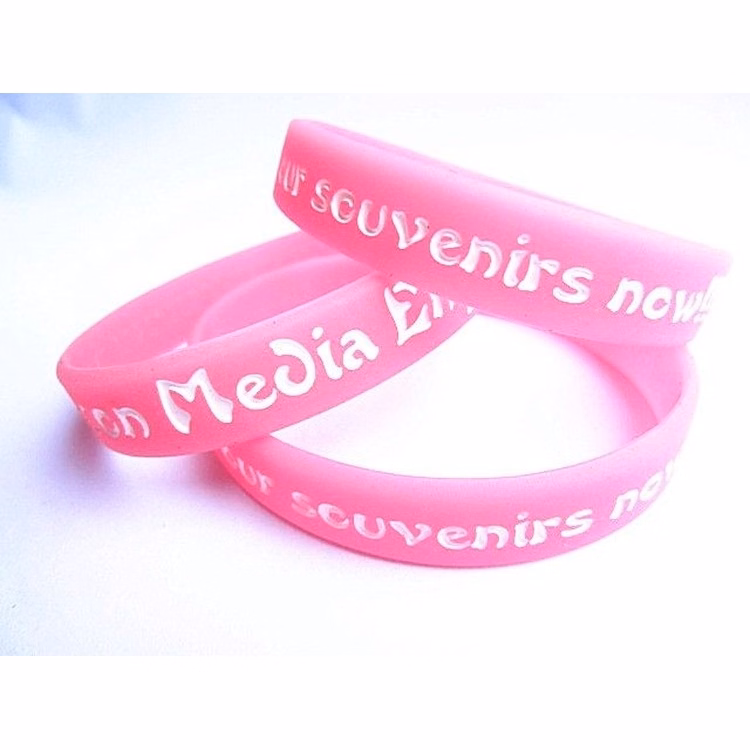 Debossed Silicone wristbands