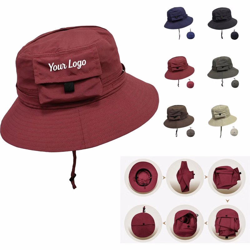 Adjustable Drawcord Bucket Hat