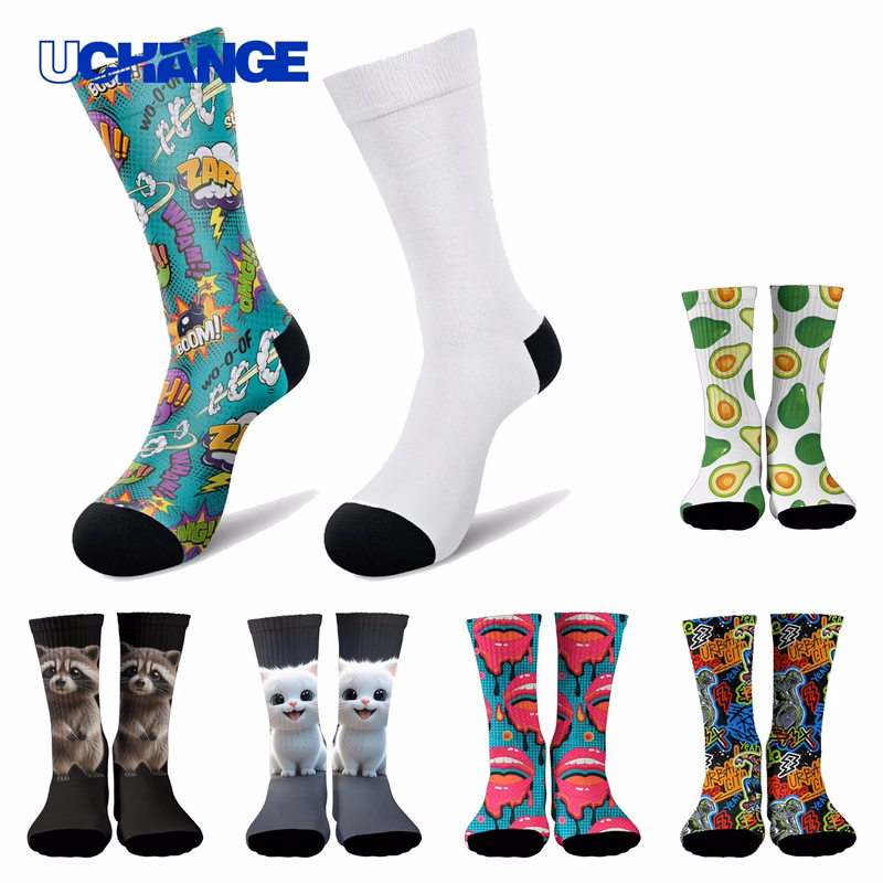Custom Full Color Crew Socks