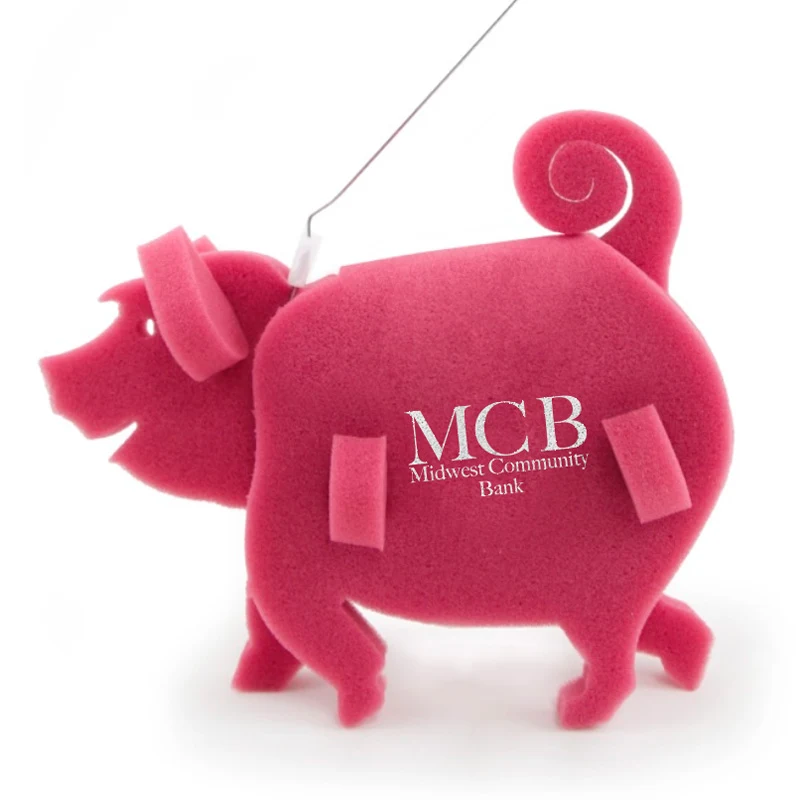 Pig on a leash 1