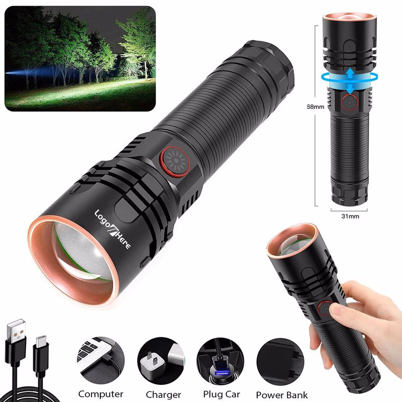 USB Rechargeable Led Flashlights