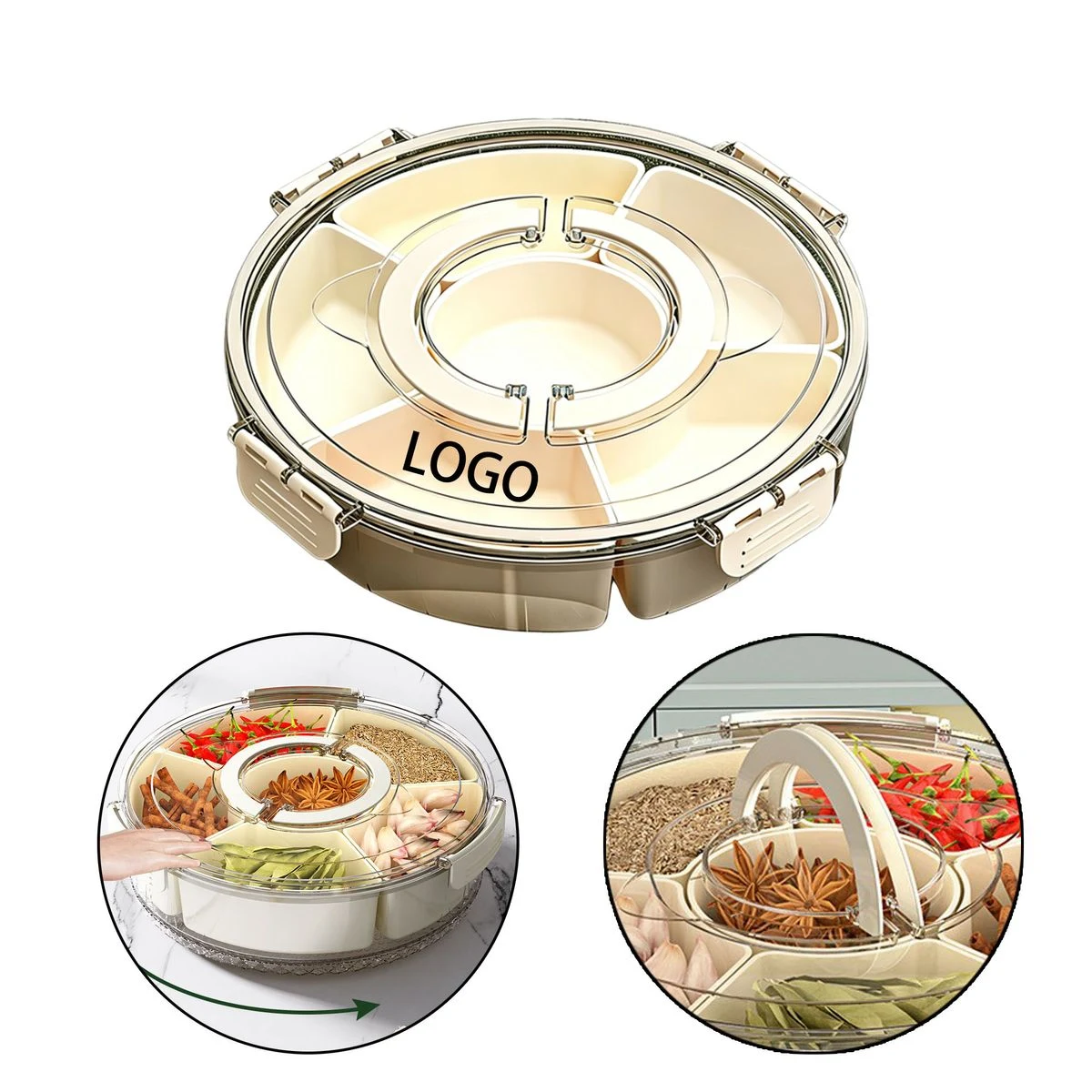 6 Compartment Food Storage Box 1