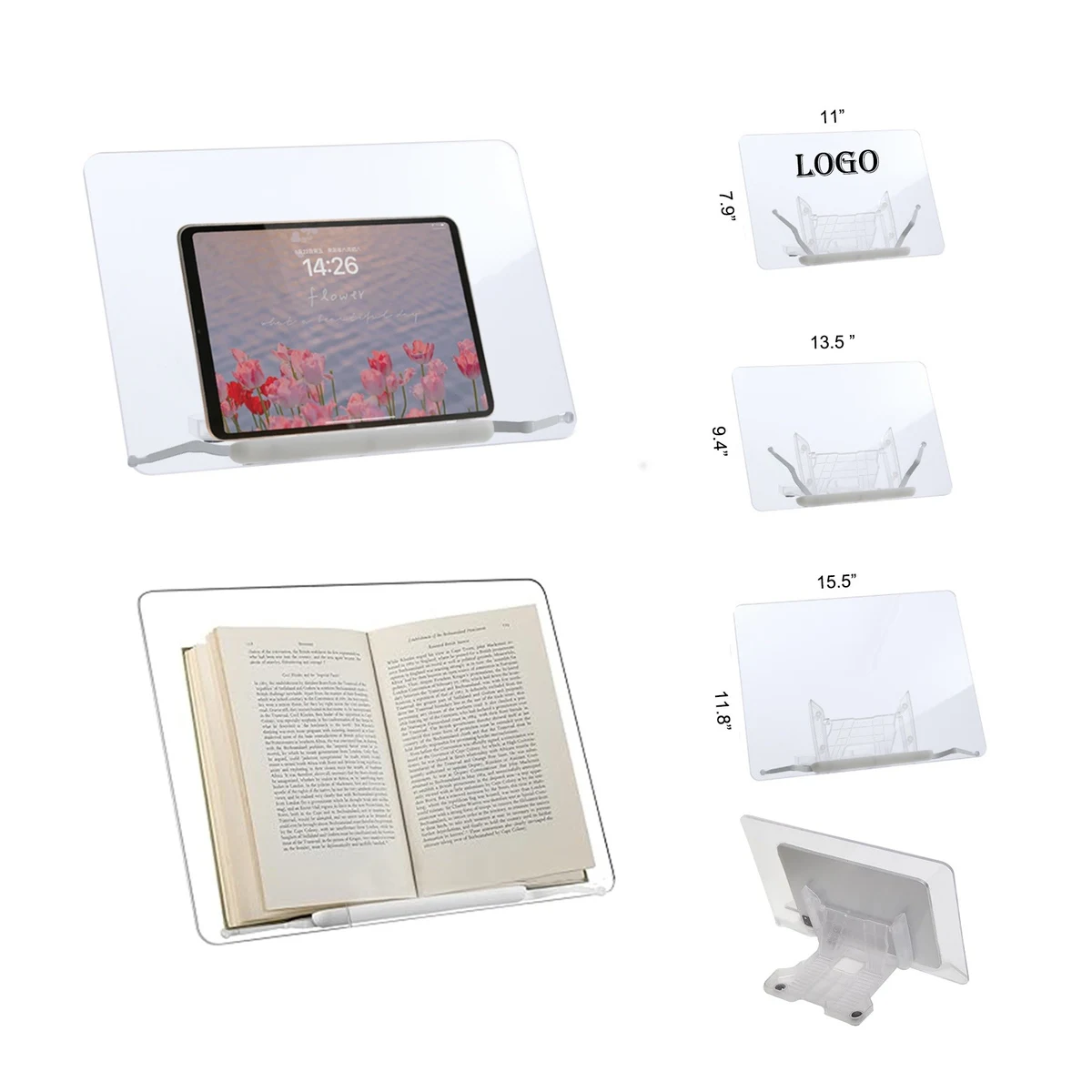 Acrylic Book Stand 1