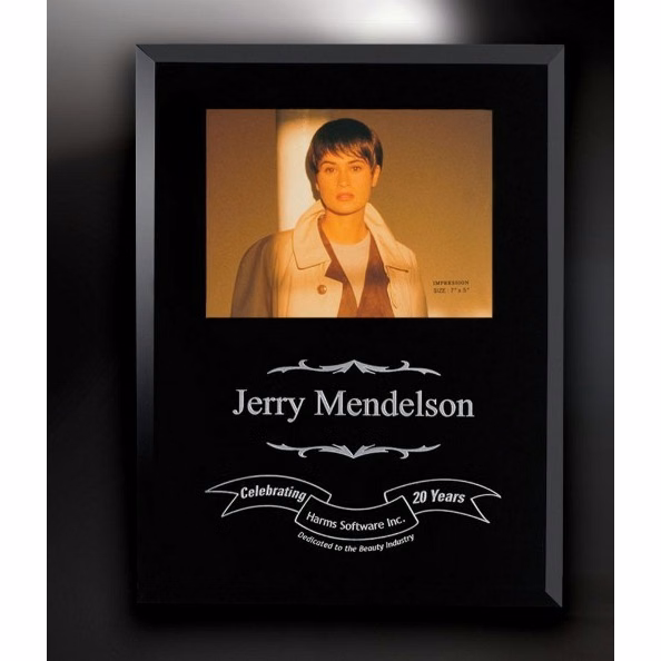 Designer Crystal Glass Picture/Certificate Frame Award