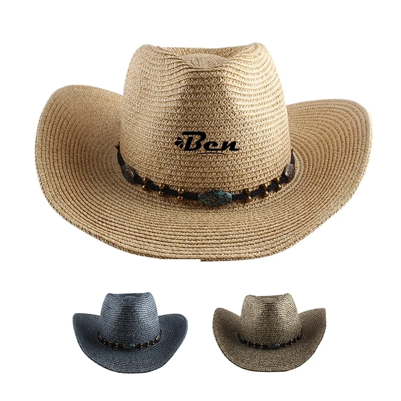 Men'S Classic Straw Lifeguard Hat 1