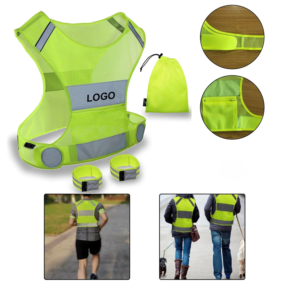 Reflective Running Gear Vest 1