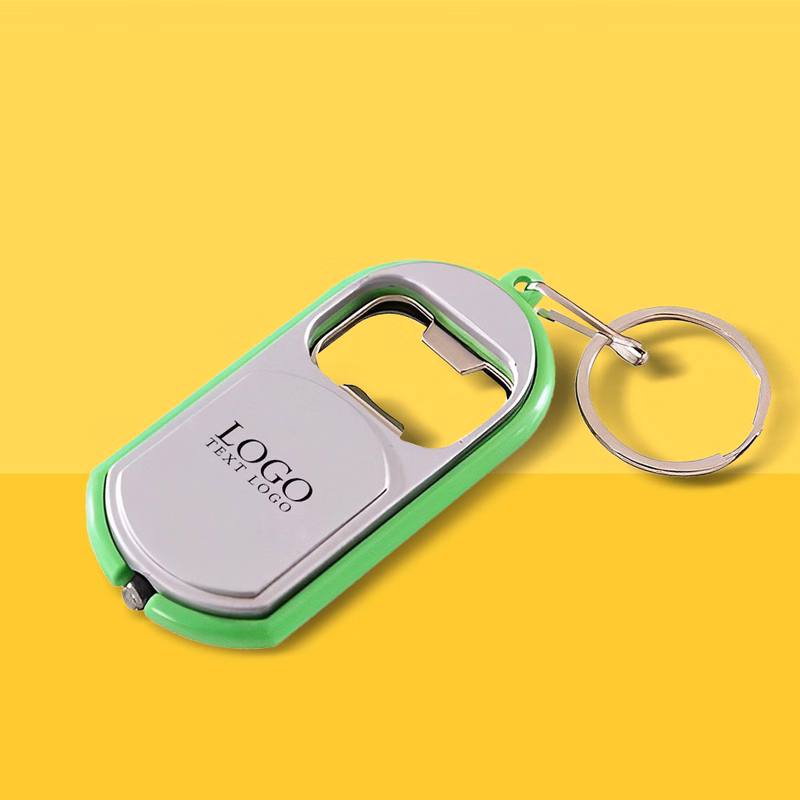 3-in-1 Custom LED Bottle Opener Keychain