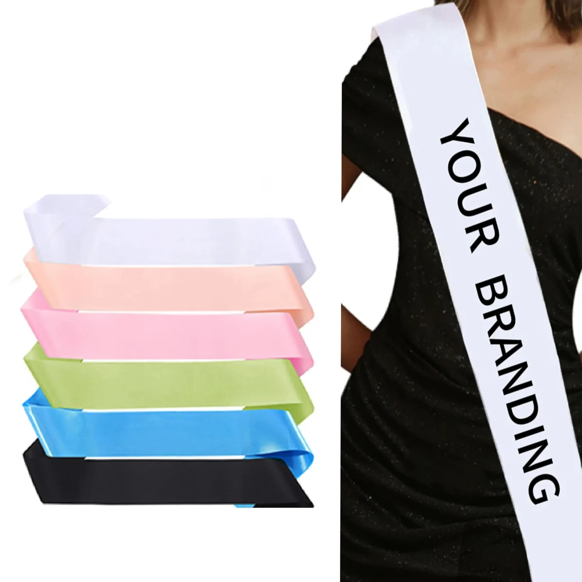 Custom Satin Sash 1