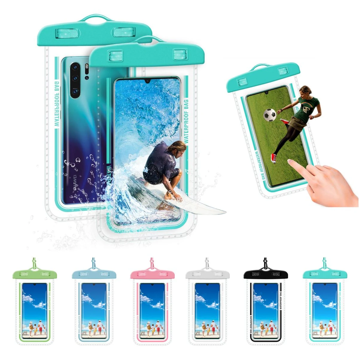 Waterproof Swimming Touchscreen Phone Pouch case 1