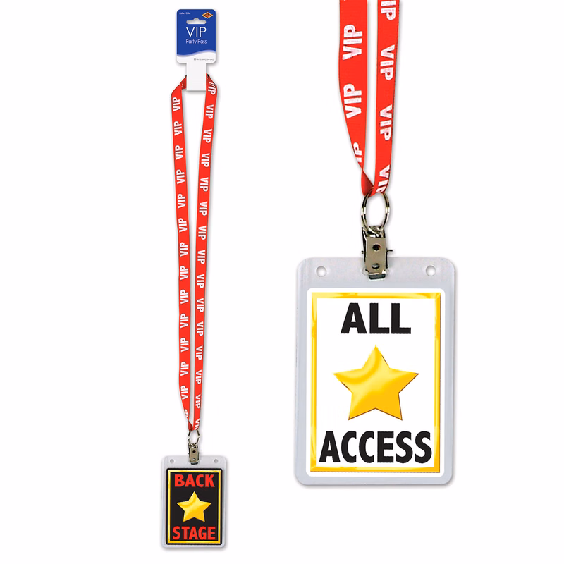 VIP Party Pass w/ Lanyard