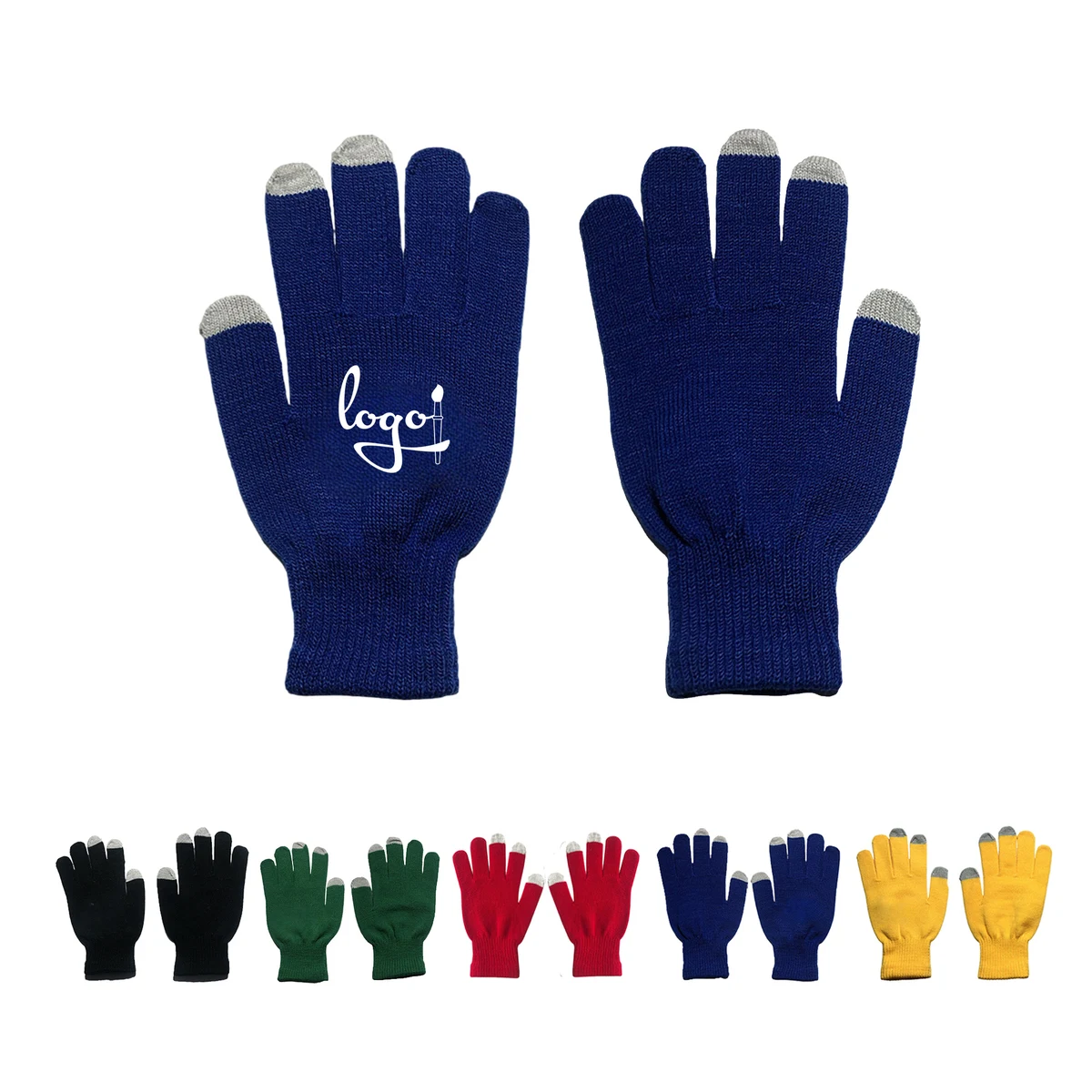Winter Knitted Touchscreen Gloves 1