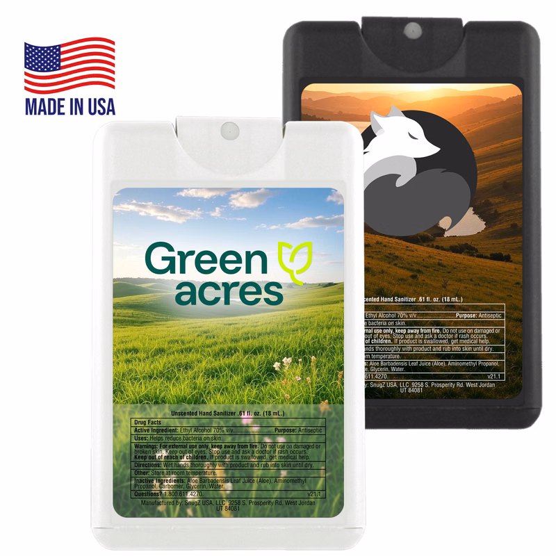 Hand Sanitizer Spray – 18 mL Credit Card Size