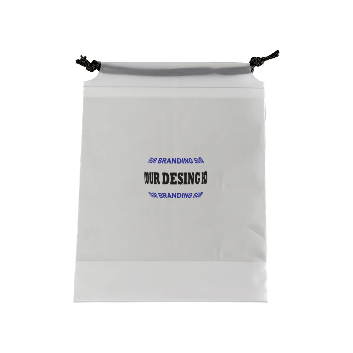 CPE Plastic Bag with Drawstring Closure 1