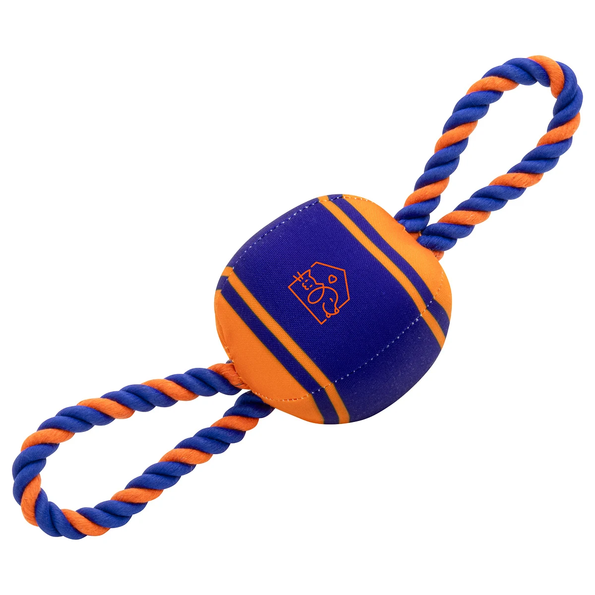 Tug 'N Play Ball & Rope Dog Toy 1