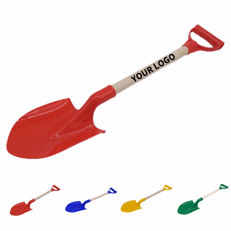 Kids Sand Shovel With Stainless Rod Rounded Edge 21" Length