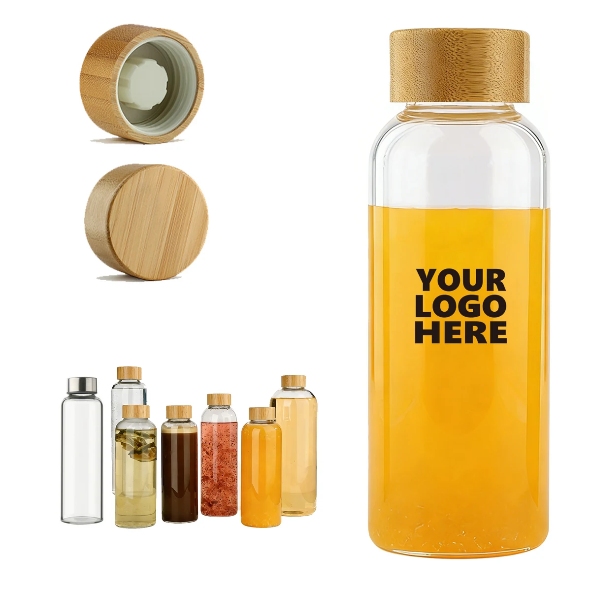 32 oz High Borosilicate Glass Water Bottle 1