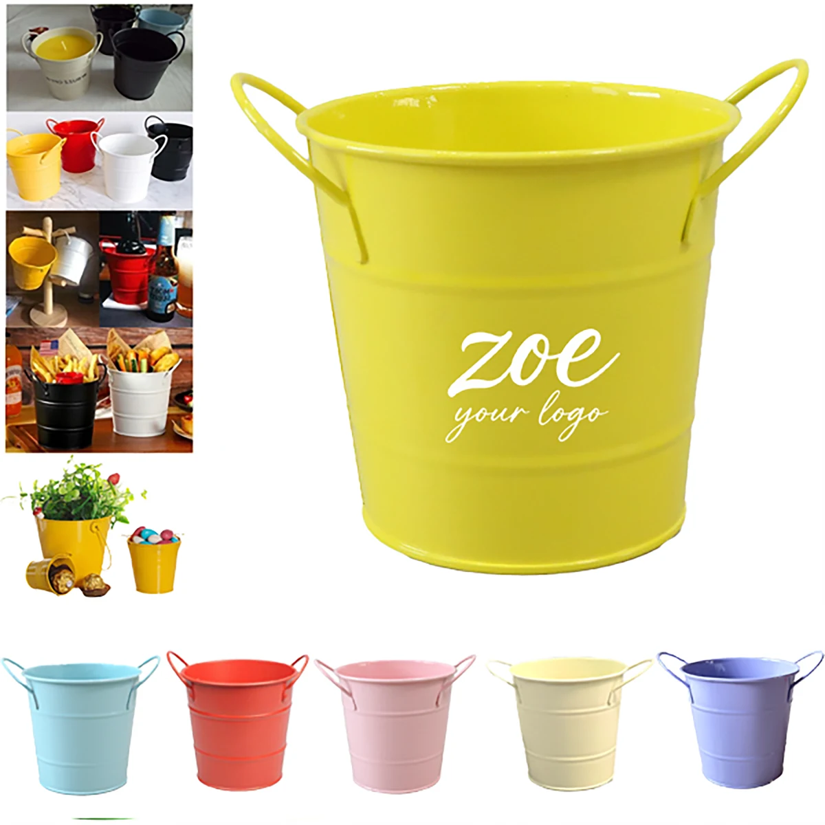 600ml Multi Purpose Metal Bucket 1