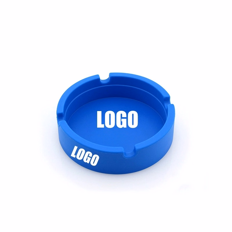 Custom High Temperature Resistant Circular Silicone Ashtray