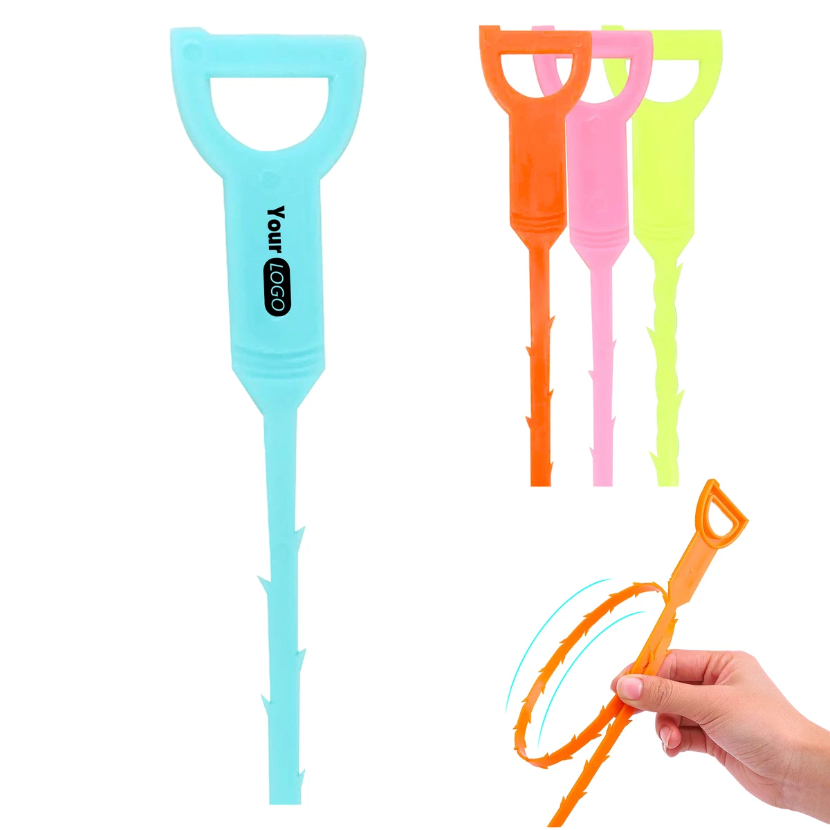 Plastic Durable Drain Cleaning Brush ?C Perfect For Clearing Clogs 1