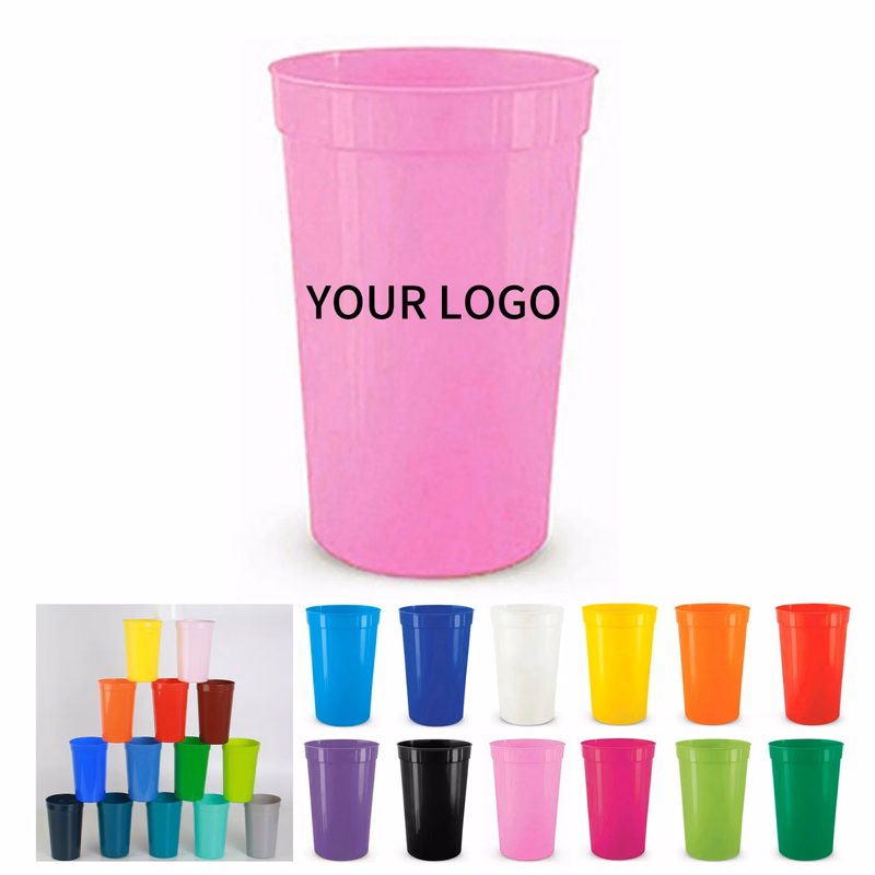 Plastic Stadium Cup 16oz BPA Free for Outdoor Gatherings