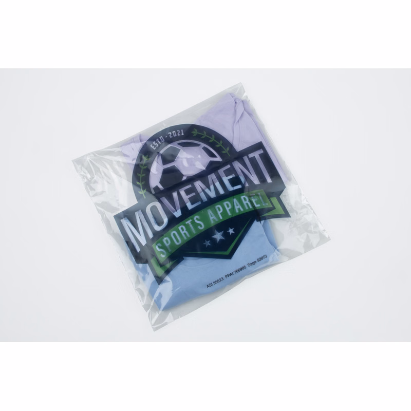 Clear Peel & Seal 2-Sided Plastic Bag (14.25" x 13.5")