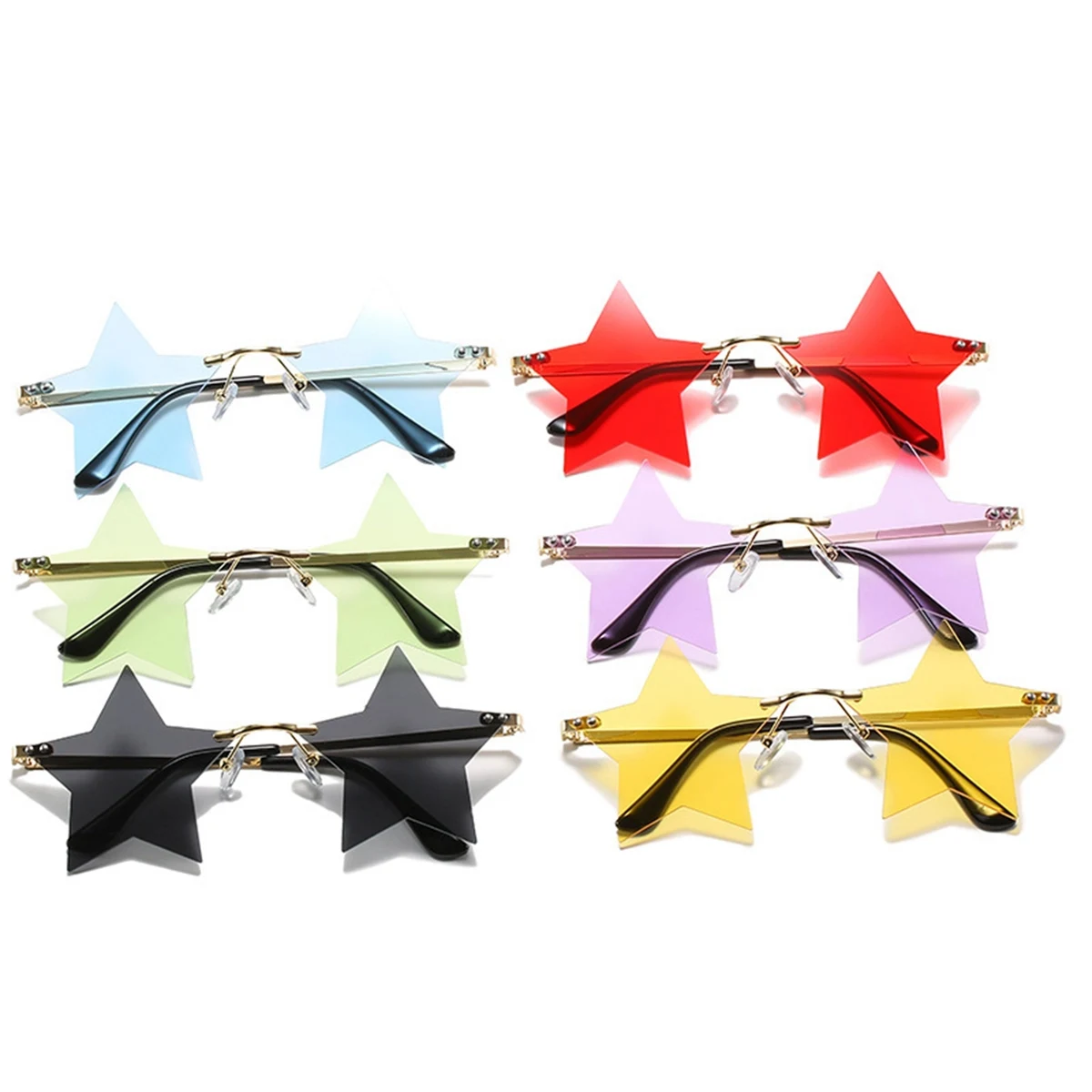 Rimless Star shape Sunglasses 1