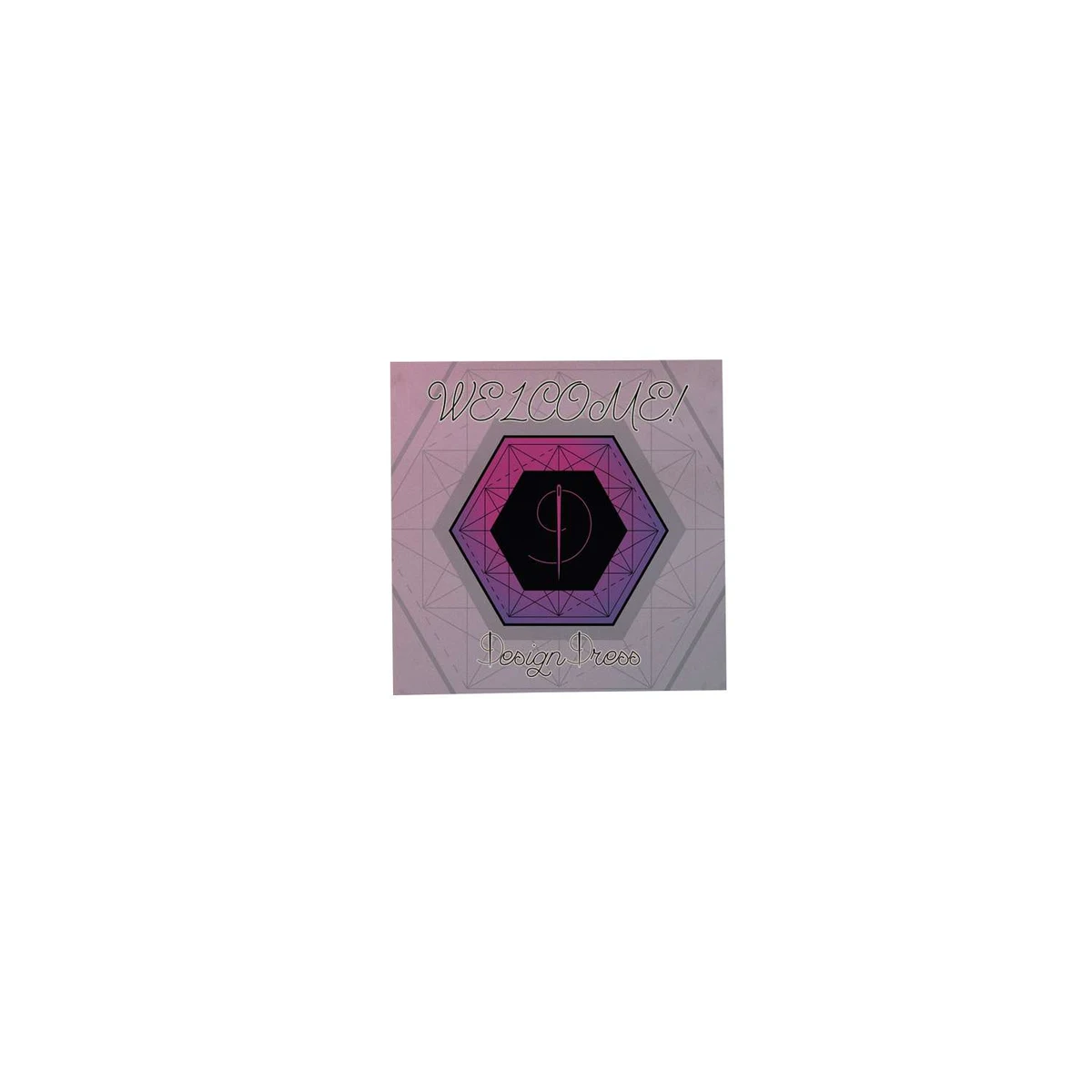 8" x 8" Opaque Window Cling 1