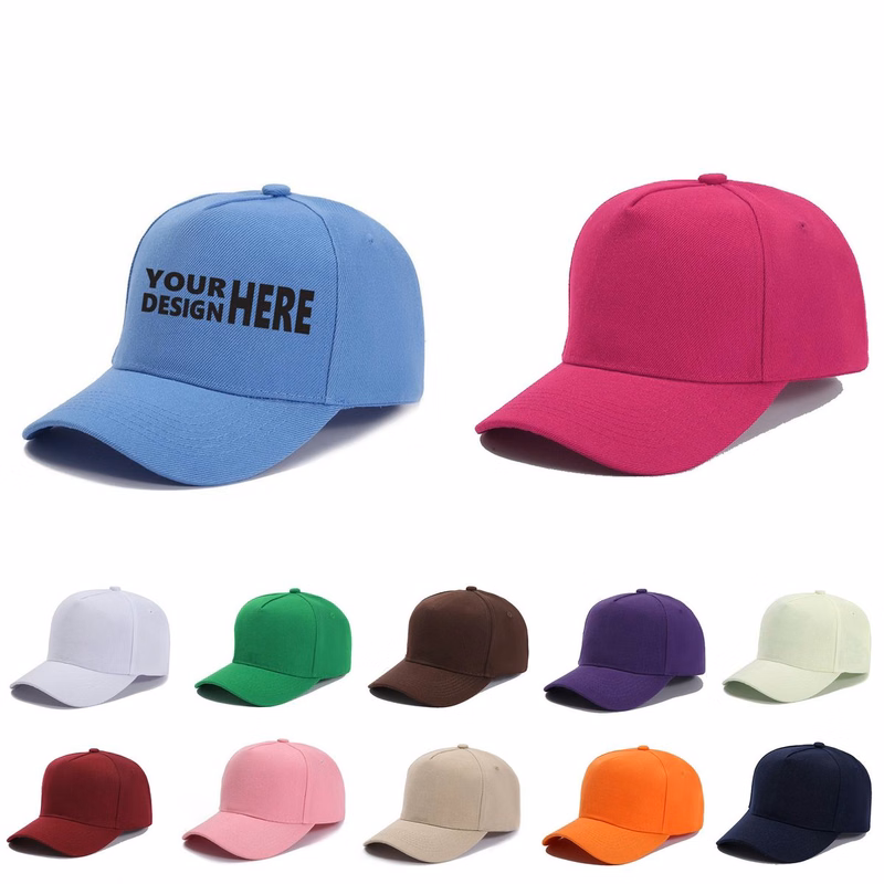 Sporty Fitted Cap With Curved Brim