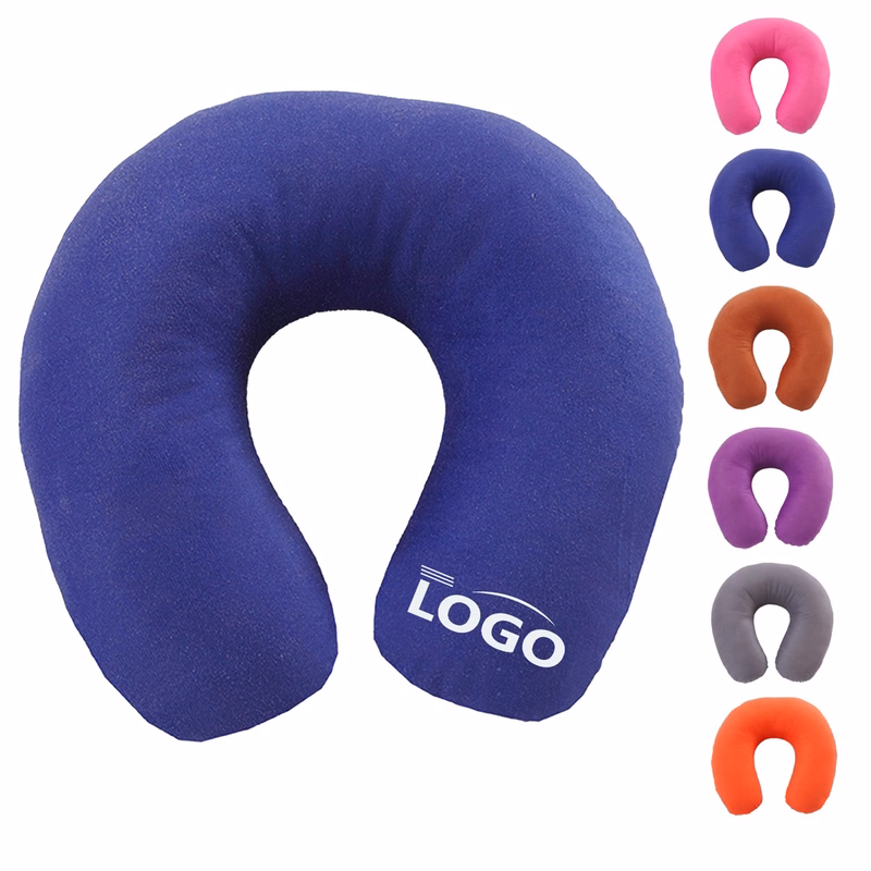 Portable Solid Color U-shaped Neck Pillow