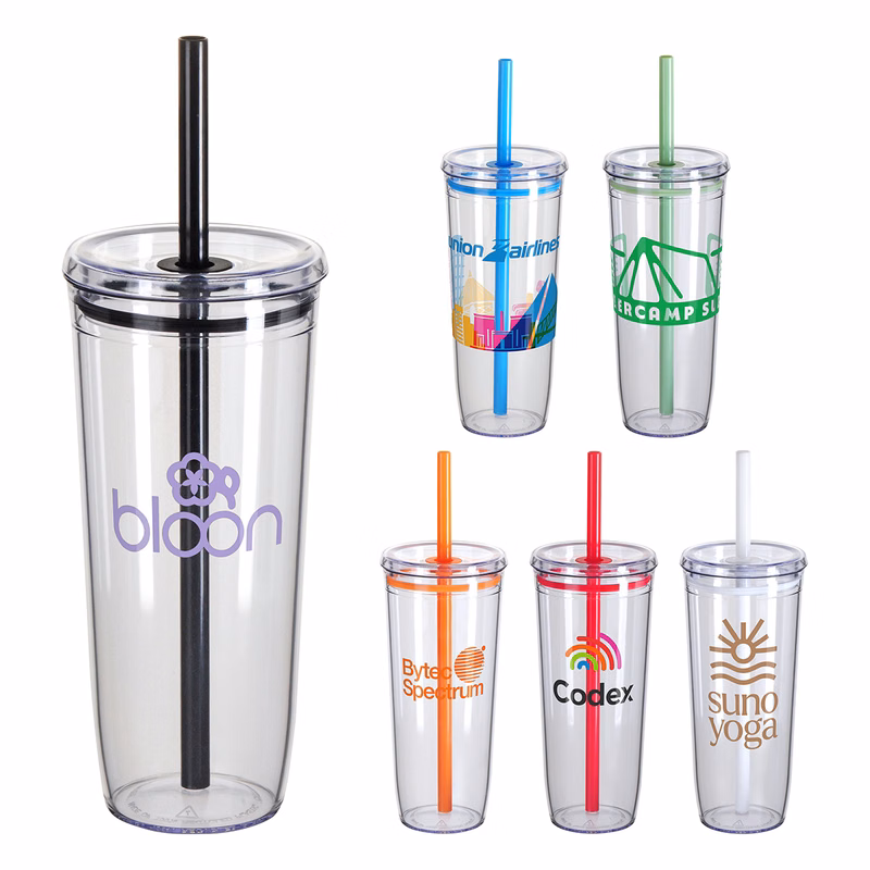 Norris 20 oz Recycled Acrylic Straw Tumbler