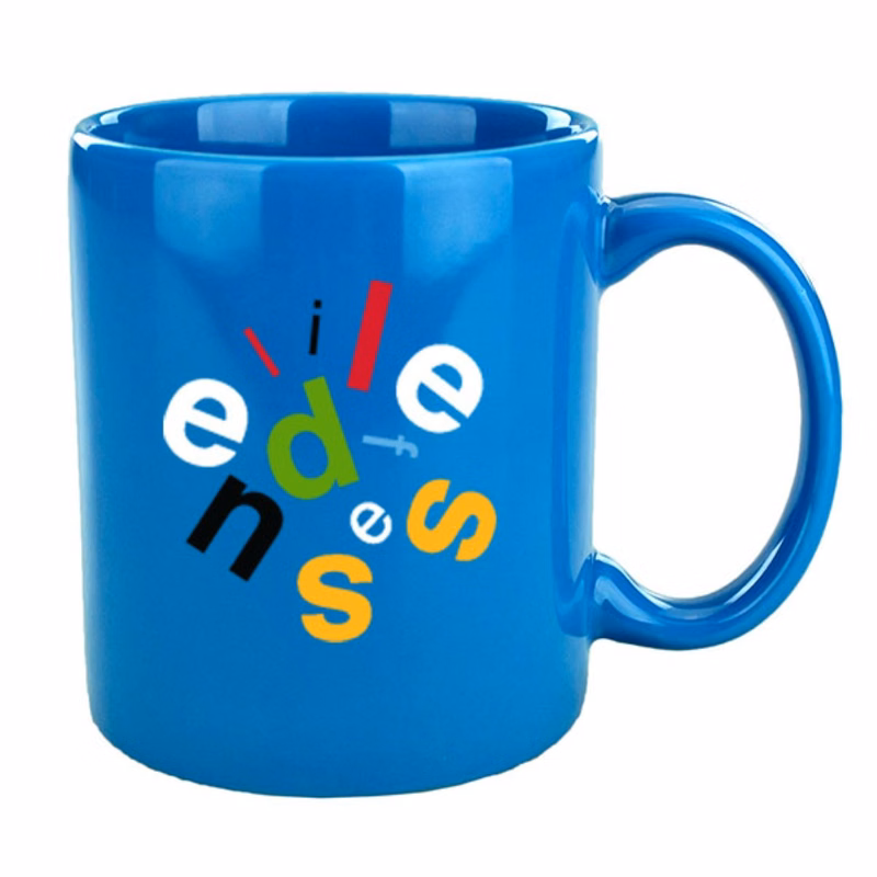 11 oz Fiesta Hawaiian Blue C-Handle Ceramic Mug