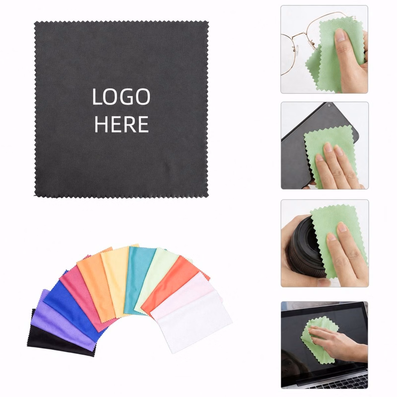 Multicolor Square Microfiber Glasses Cloth